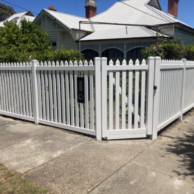After - New Picket fence